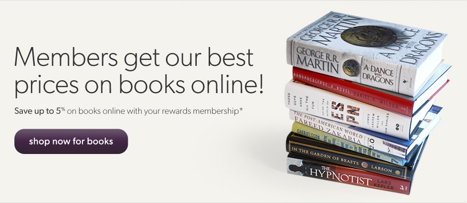 Members get our best prices on books online!