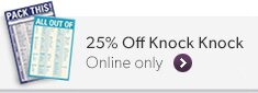 25% Of Knock Knock