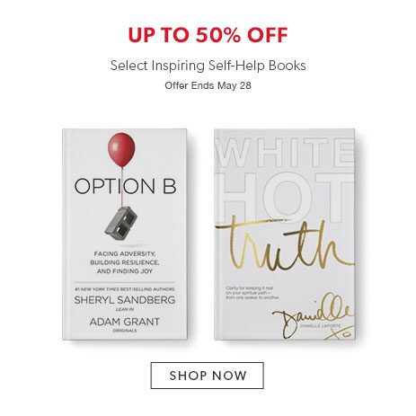 up to 50% off select self-help books up to 50% off select self-help books