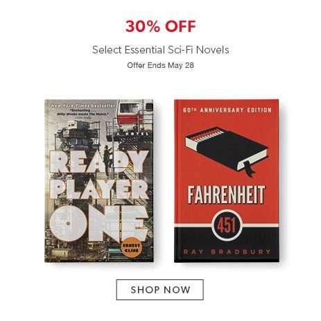 30% off select essential sci-fi novels 30% off select essential sci-fi novels