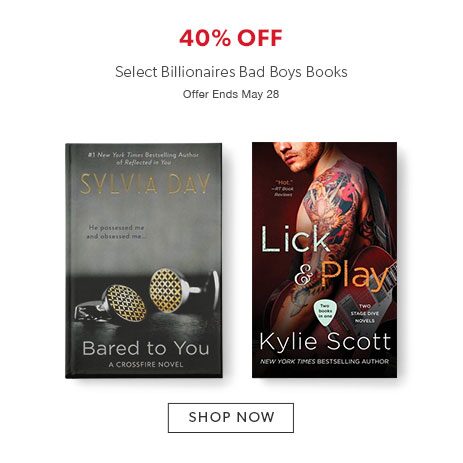 40% off select Billionaires Bad Boys books 40% off select Billionaires Bad Boys books