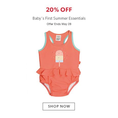 20% off baby's first summer essentials 20% off baby's first summer essentials