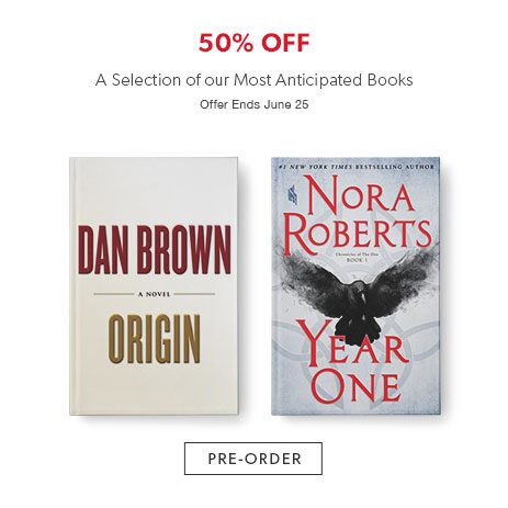 50% off a selection of our most anticipated books 50% off a selection of our most anticipated books