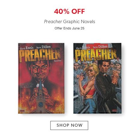 40% off Preacher graphic novels 40% off Preacher graphic novels
