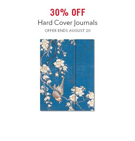30% off hard cover journals 30% off hard cover journals