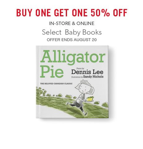 buy one, get one 50% off - select baby books. In-store and online. buy one, get one 50% off - select baby books. In-store and online.