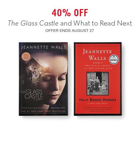 40% off The Glass Castle and what to read next 40% off The Glass Castle and what to read next