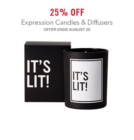 25% off expression candles and diffusers 25% off expression candles and diffusers