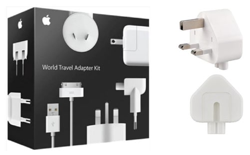 Apple Inc. is recalling the three-prong AC wall plug adapters included in the Apple World Travel Adapter Kit