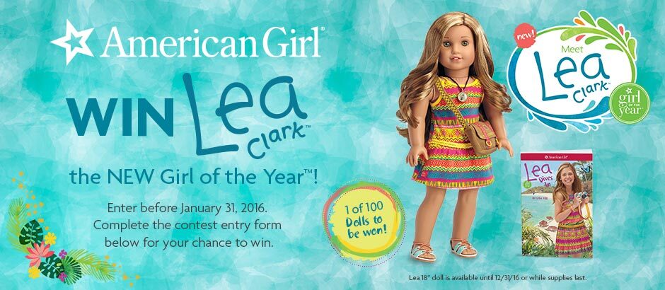 Enter to win Lea Clark, Girl of the Year!