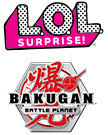 L.O.L. Surprise & Bakugan Logo
