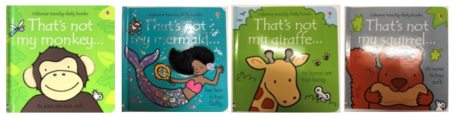 Photo of all four books recalled