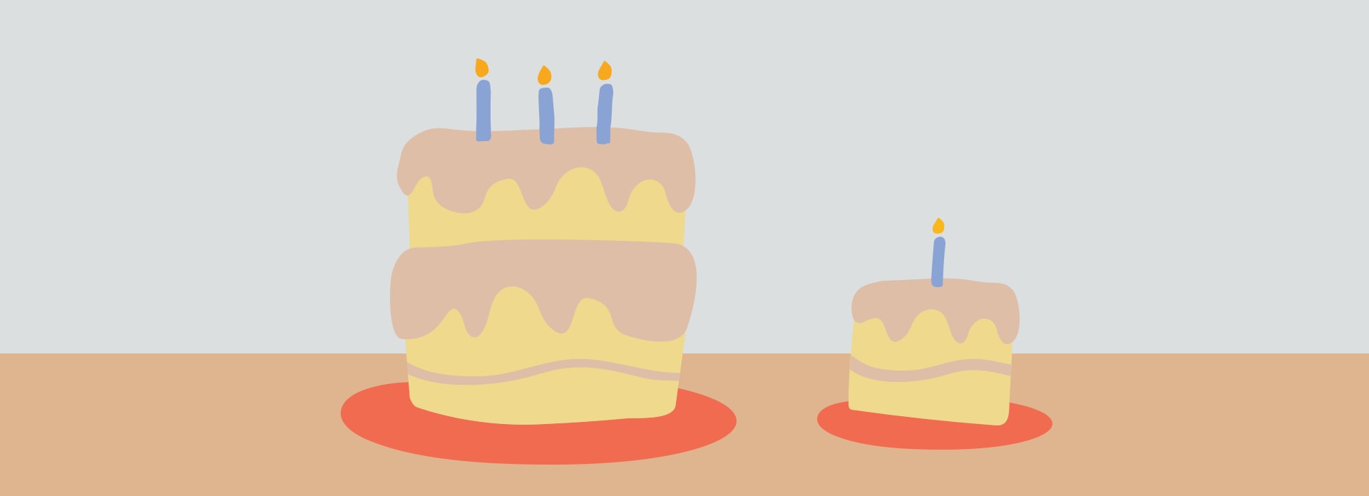 An illustration of a birthday cake.