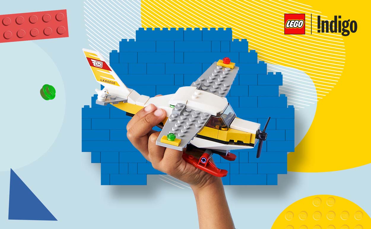 A LEGO toy plane