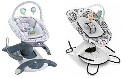 Fisher-Price is conducting a recall of the 4-in-1 Rock ‘n Glide Soothers and 2-in-1 Soothe ‘n Play Gliders. In the United States, Fisher-Price has received 4 reports of infant fatalities in the 4-in-1 Rock 'n Glide Soothers.