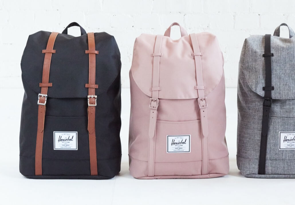 Herschel Retreat backpack in variety of colours.