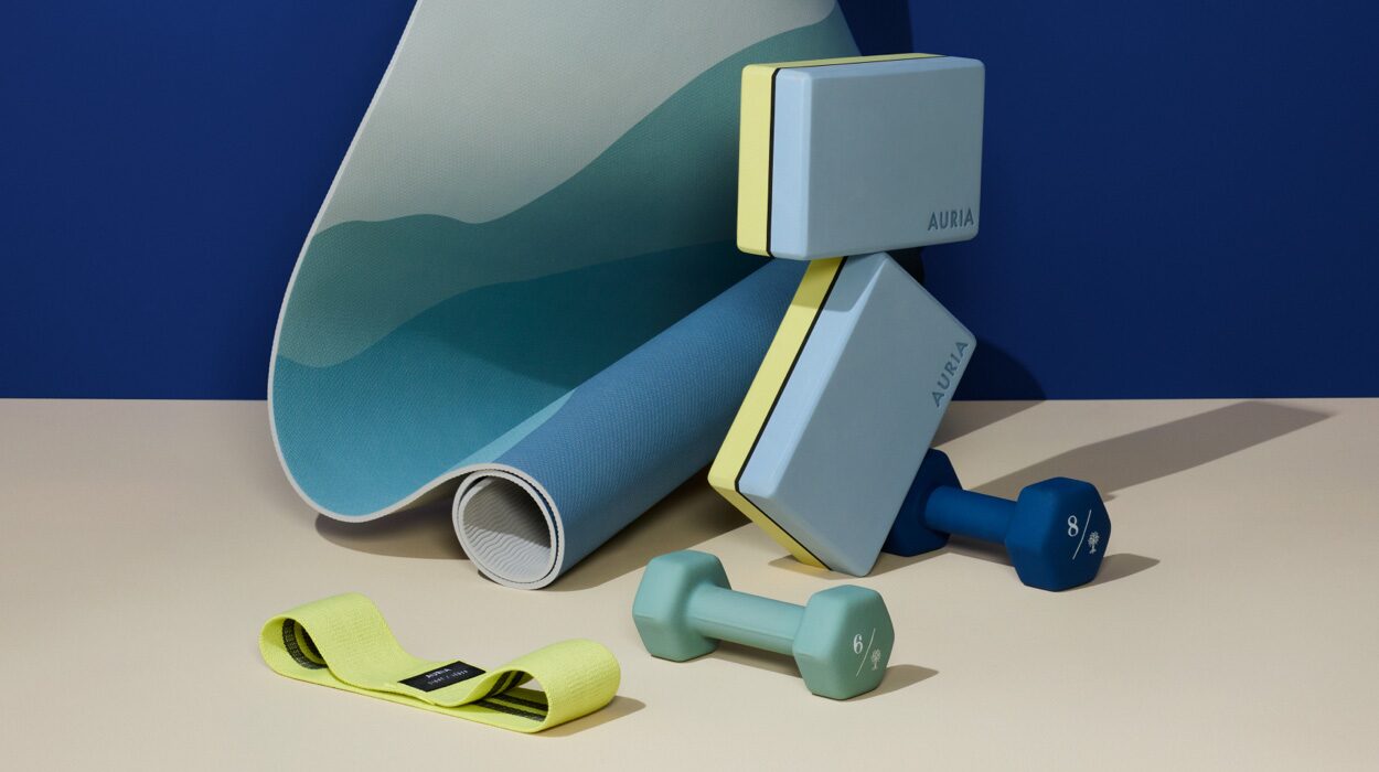 Wellness essentials including fitness gear from Auria.