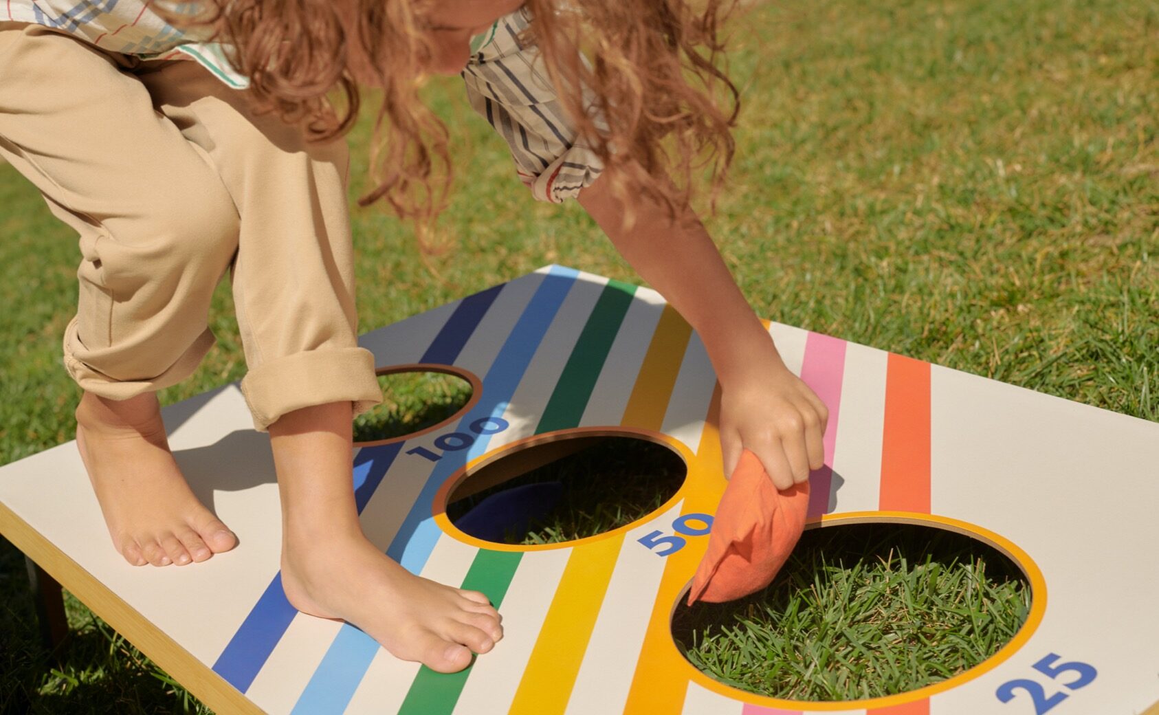 Our favourite backyard games including ring toss and paddle ball.