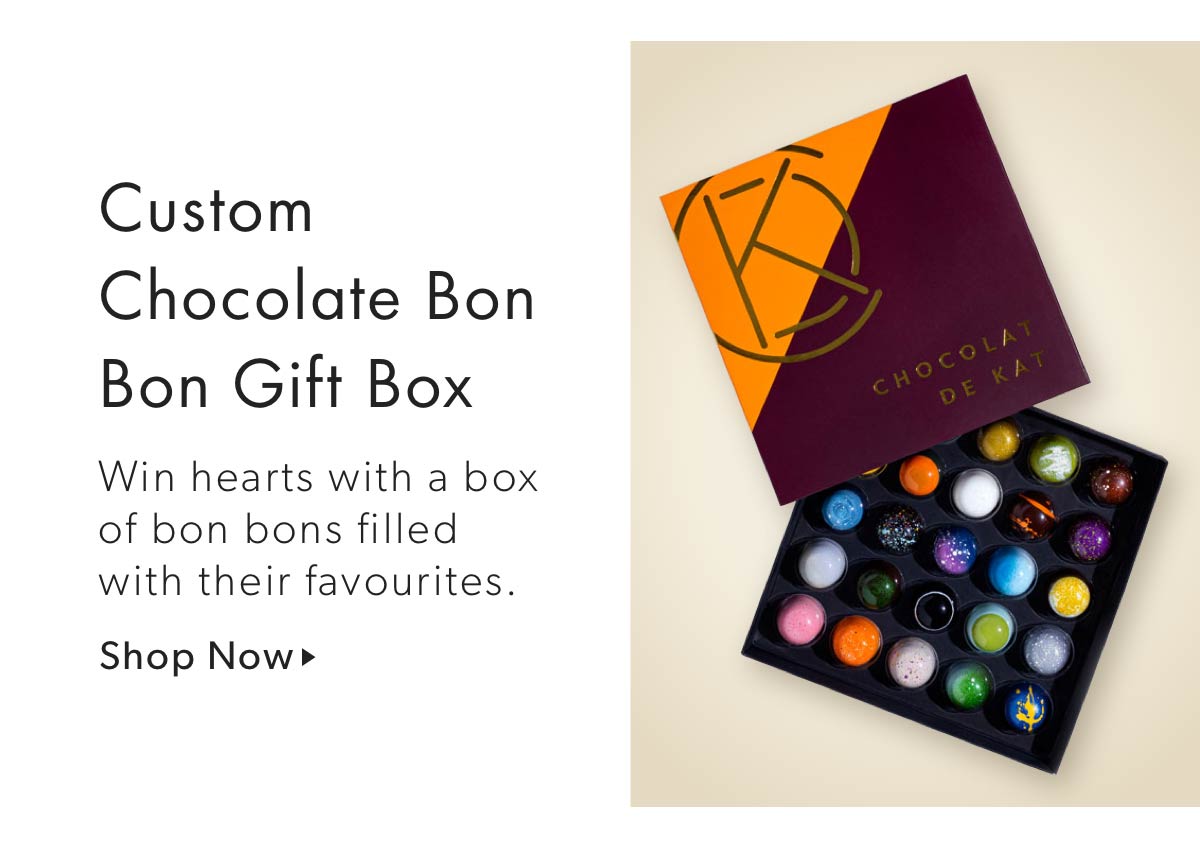 Custom Chocolate Bon Bon Gift Box