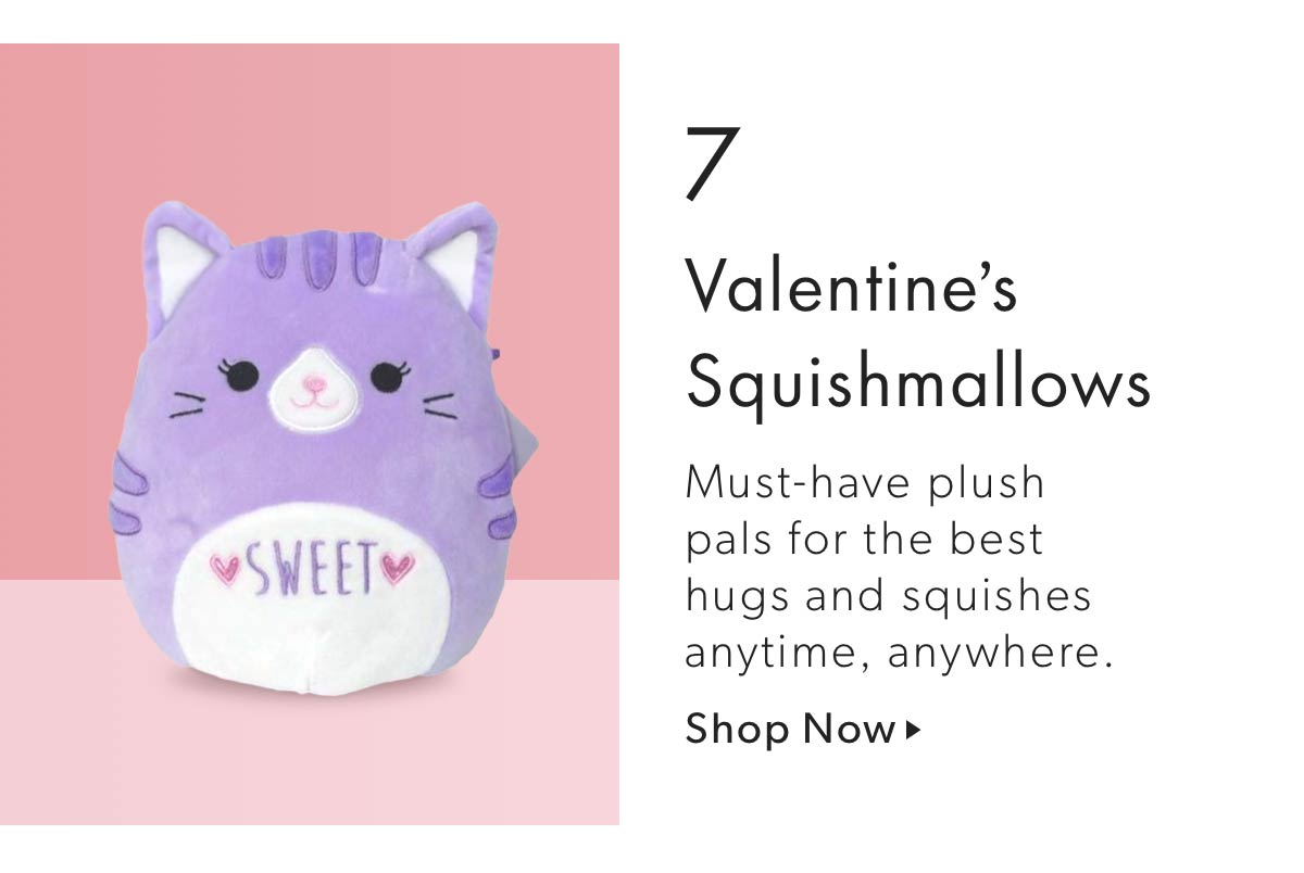 7 Valentine's Squishmallows