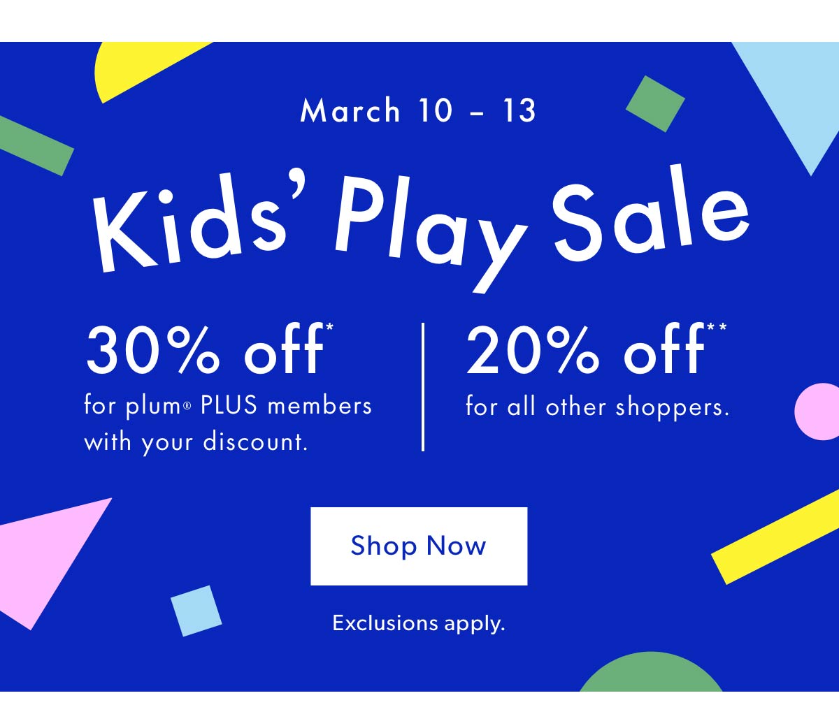 Kids' Play Sale