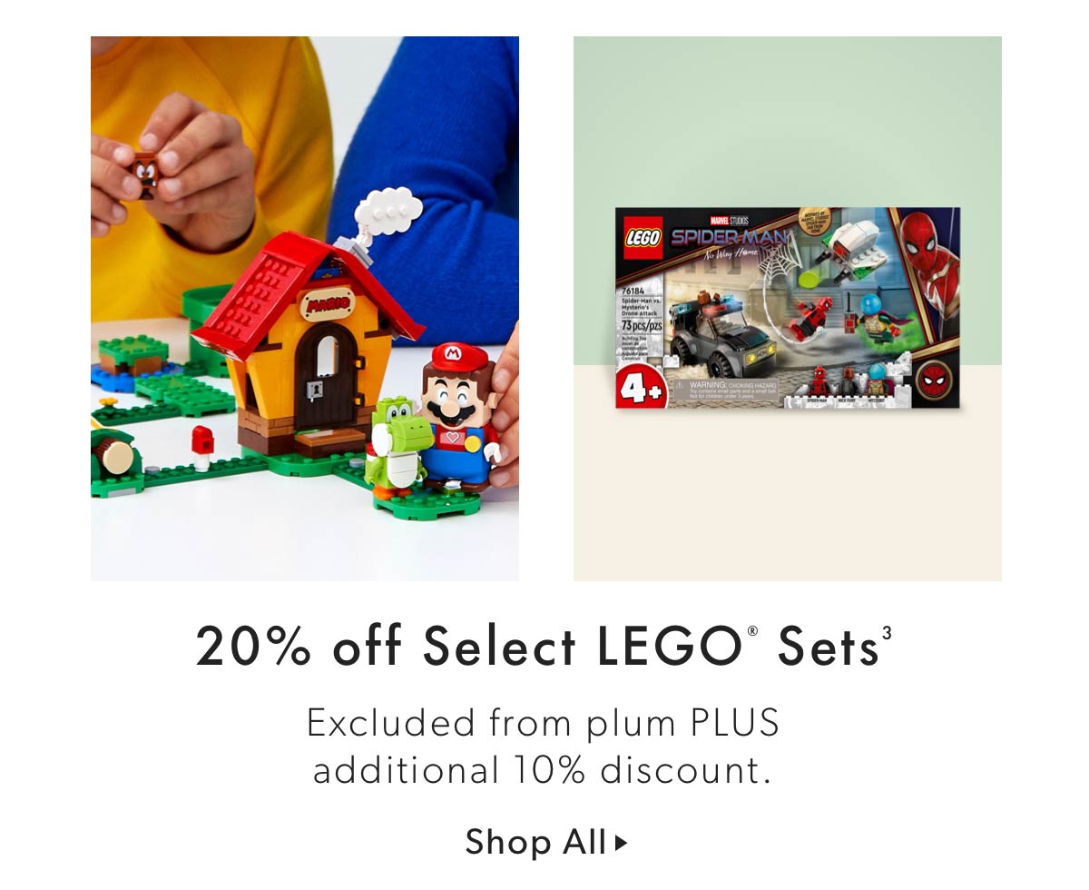 20% off Select LEGO® Sets
