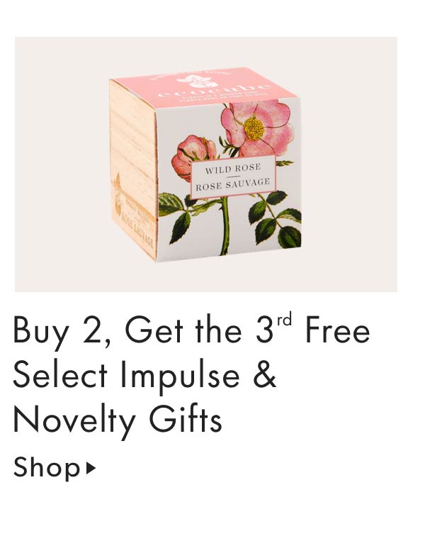 Buy 2, Get the 3rd Free Select Impulse & Novelty Gifts