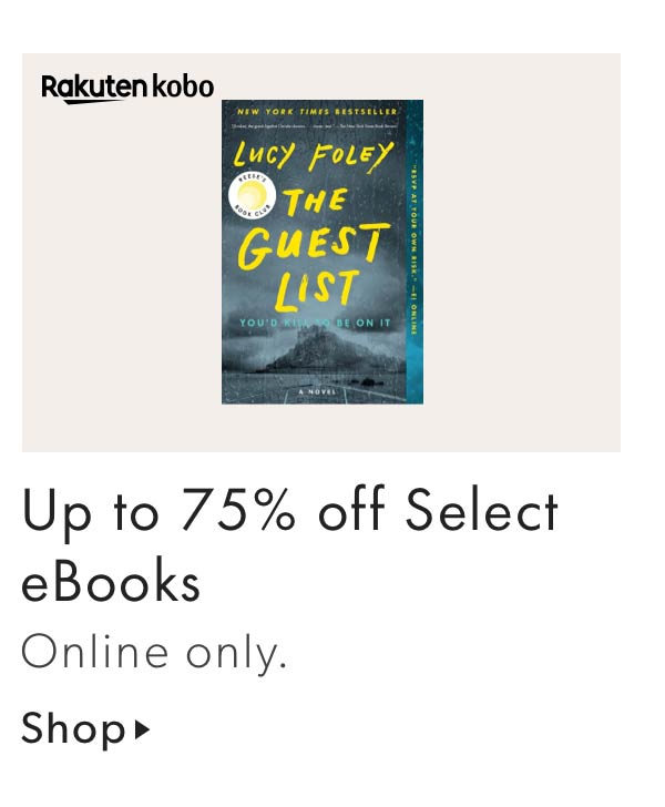 Up to 75% off Select eBooks
