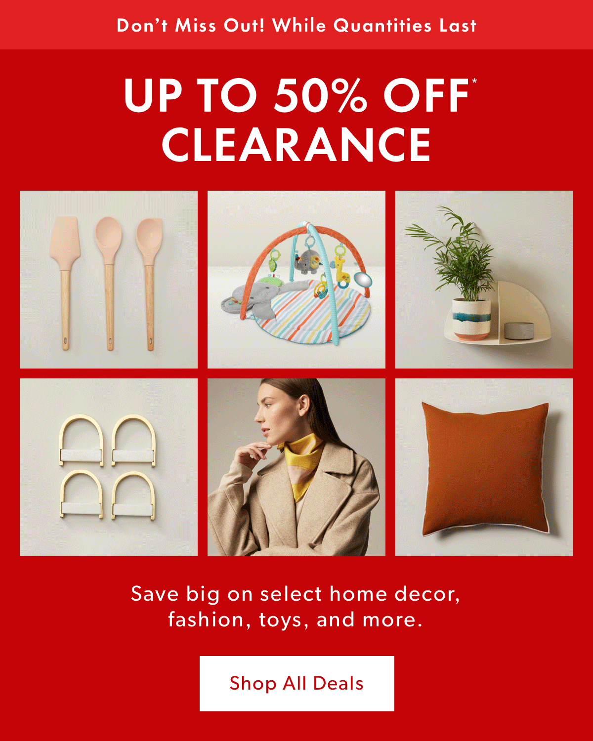50% off Clearance