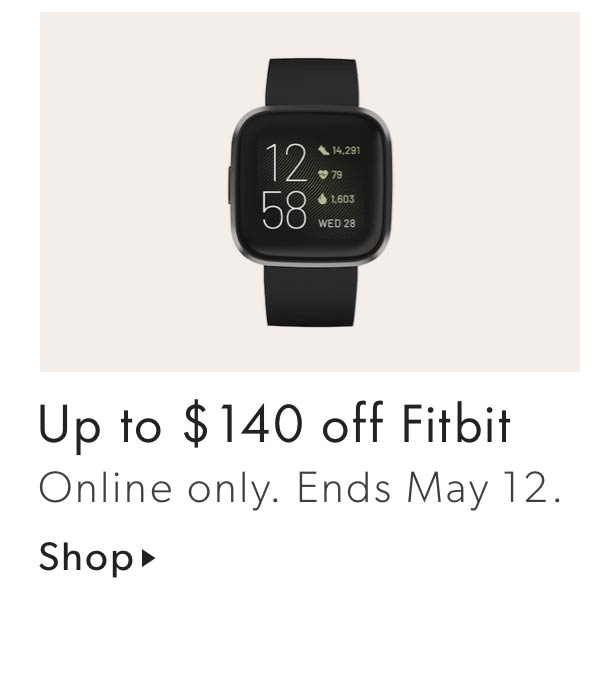 Up to $140 off fitbit