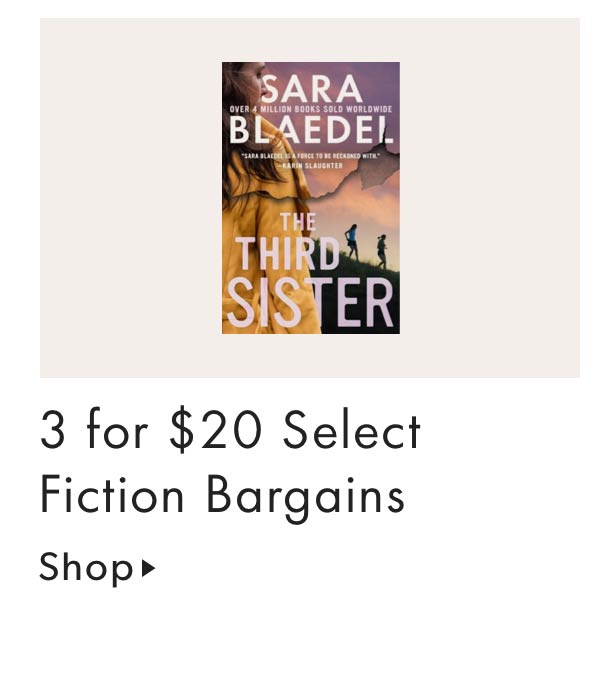 3 for $20 select fiction bargain