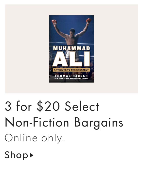 3 for $20 select non-fiction bargains