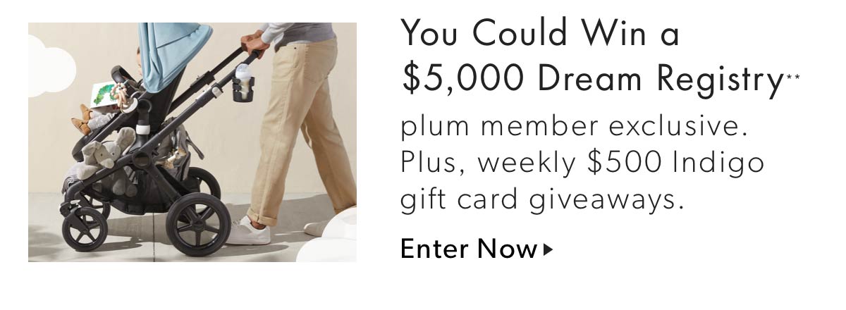 You Could Win a $5000 Dream Registry