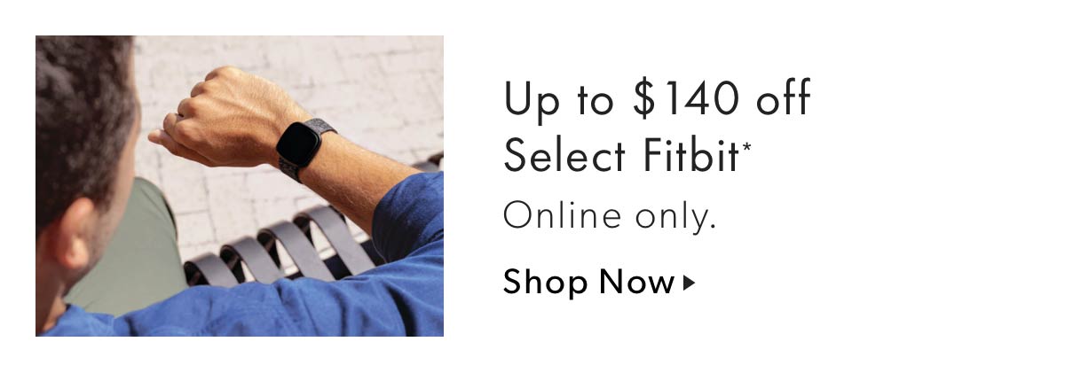 Up to $140 off Select Fitbit