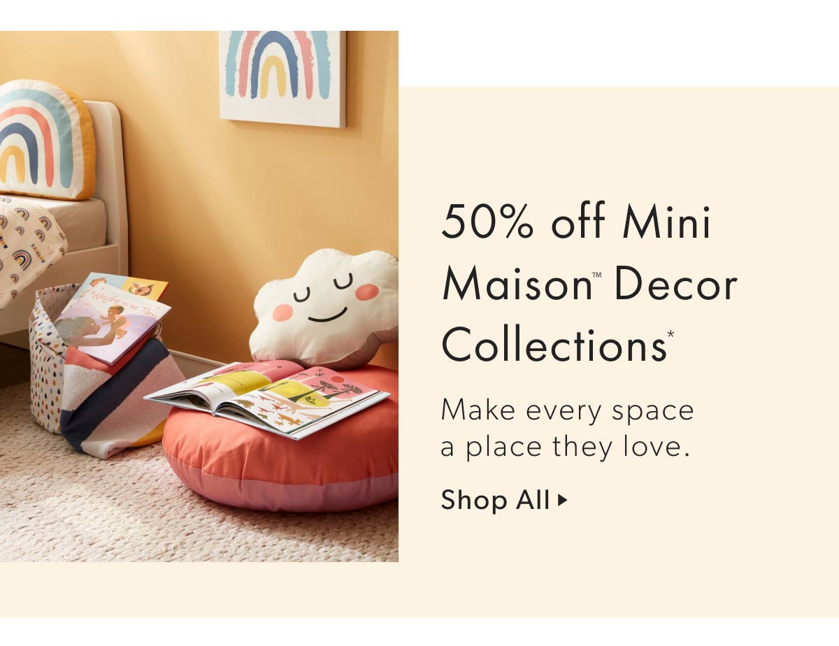 50% off Mini Maison Decor Collections