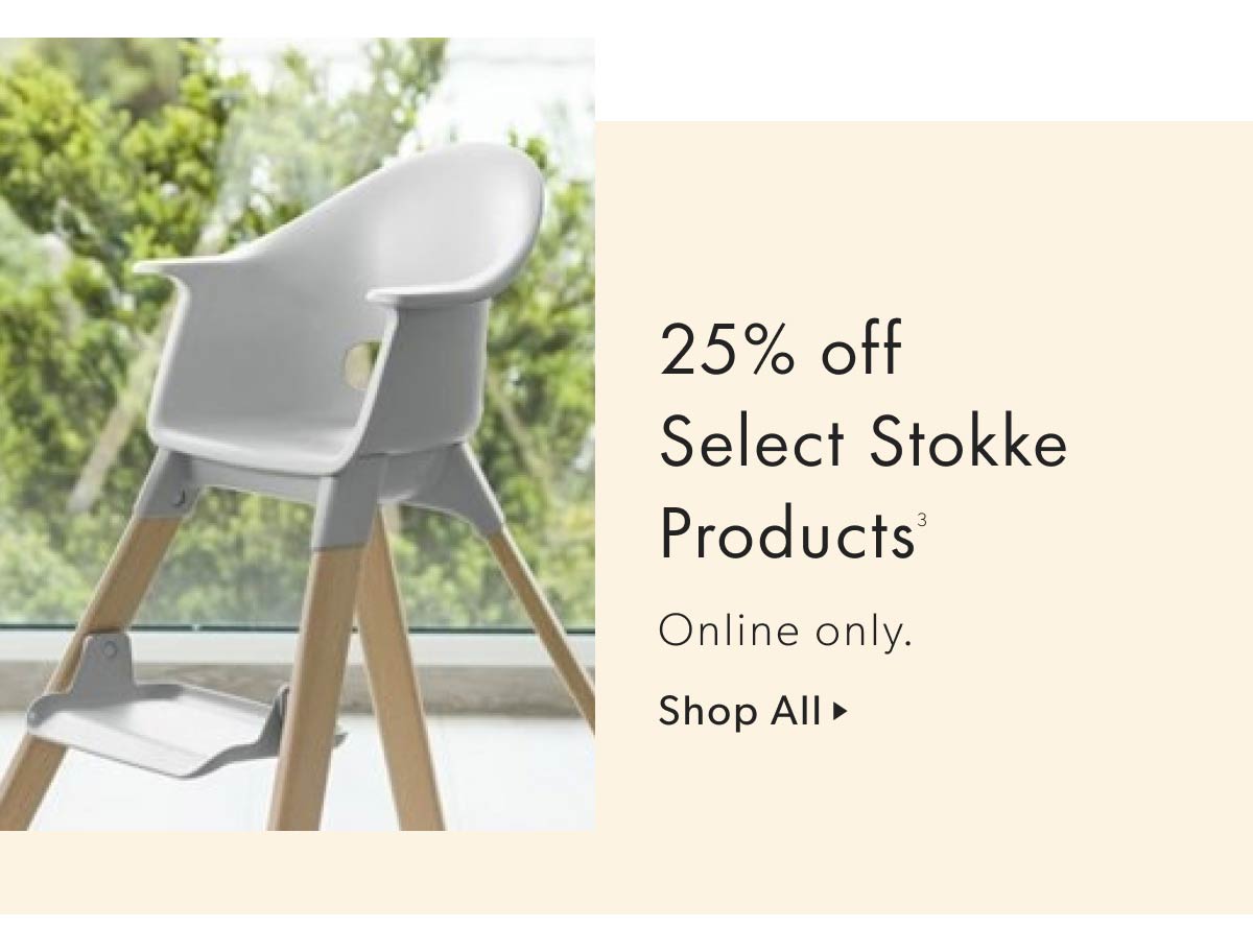 25% off Select Stokke Products