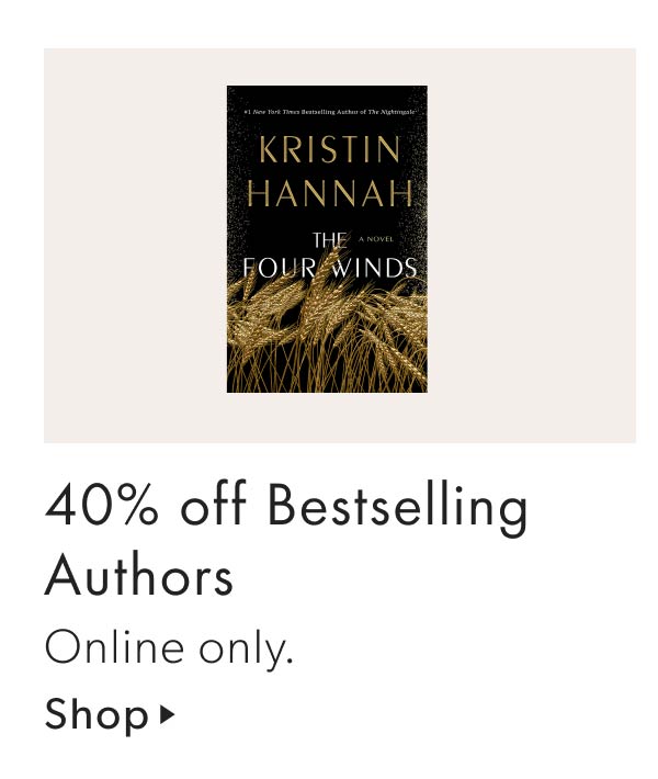 40% off bestselling authors
