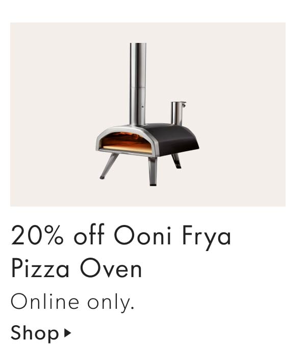 20% off Ooni Frya Pizza Oven