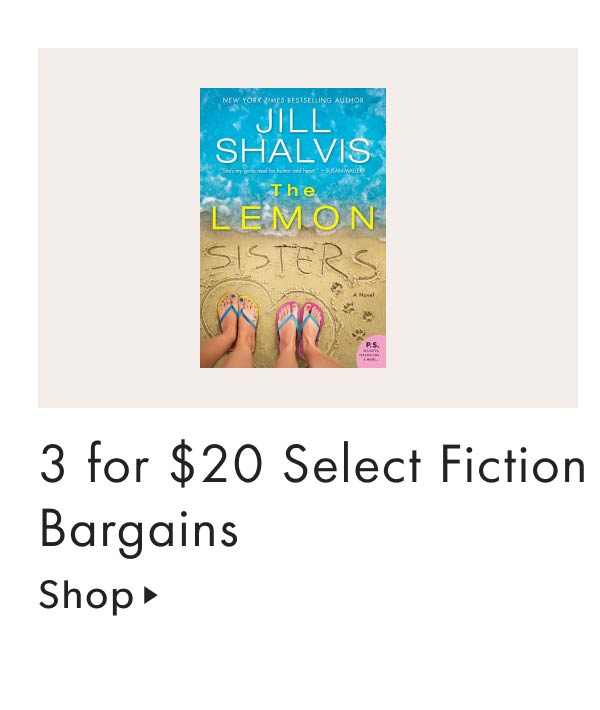 3 for $20 Fiction Bargain