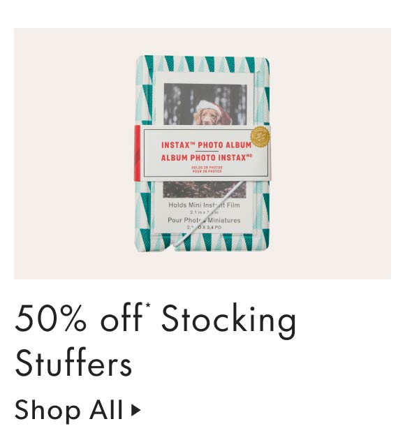 50% off Stocking Stuffers
