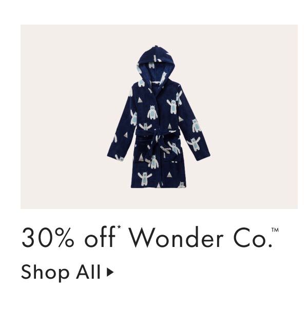 30% off Wonder Co.