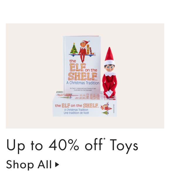 Up to 40% off Toys