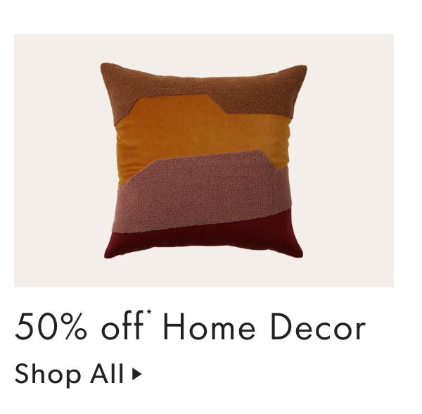 50% off Home Decor