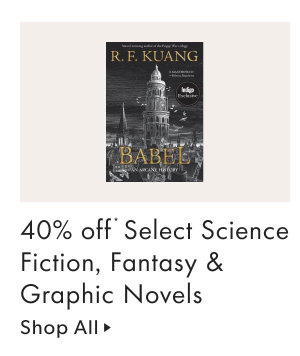 40% off Select Science Fiction, Fantasy & Graphic Novels