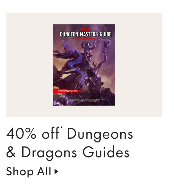 40% off Dungeons & Dragons
