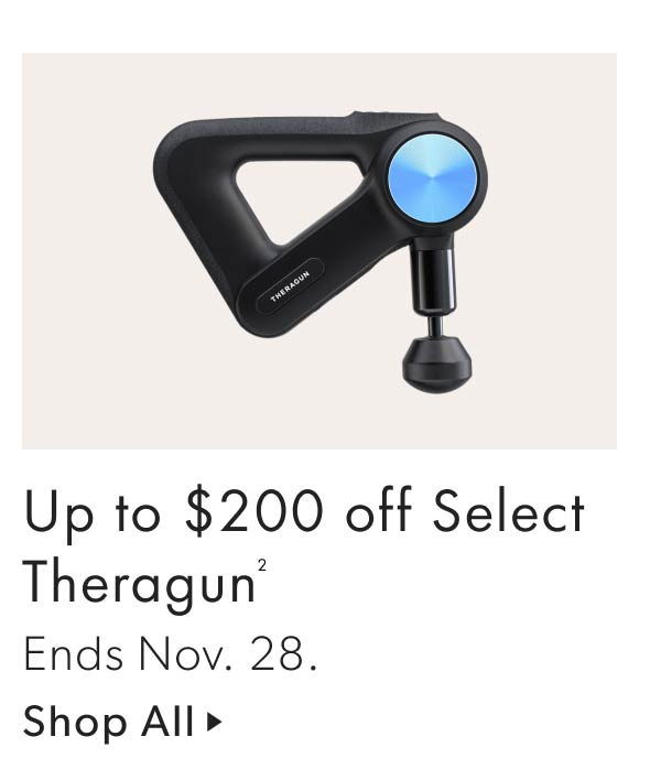 Up to $200 off Select Theragun