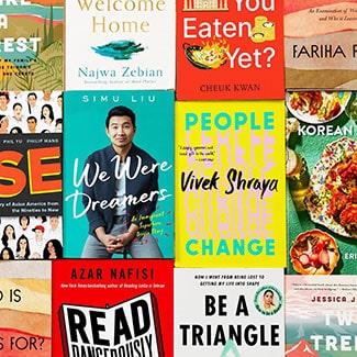 @indigo instagram post: In search of your next non-fiction read? Explore our Top 10 books from Pan-Asian voices like @simuliu, @vivekshraya