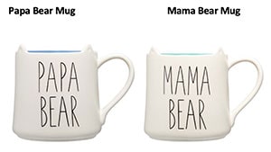 Indigo bear mugs:The Batch Number is printed on the bottom of the mug 