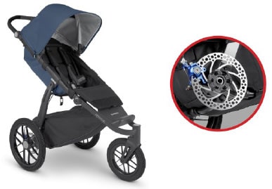 UPPAbaby All-Terrain RIDGE Jogging Strollers Manufactured between October 2021 and August 2022 Model number 1401-RDG-CA