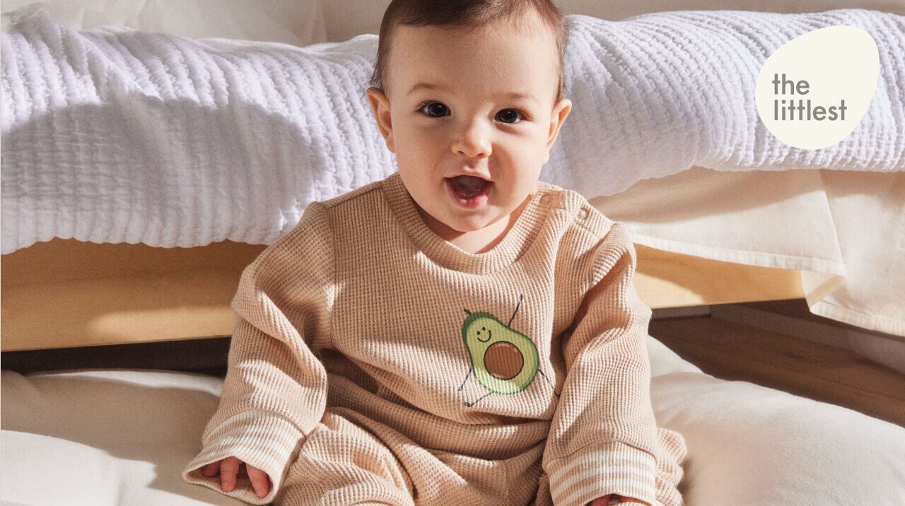 Introducing the littlest - our exclusive new line of sustainable baby apparel and accessories.